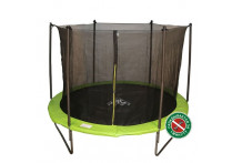 Батут DFC JUMP 10ft с сеткой, складной, чехол, apple green (305см)