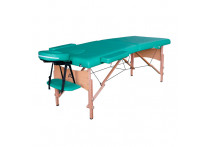 Массажный стол DFC NIRVANA, Relax, дерев. ножки, цвет зеленый (Green)
