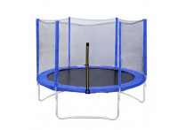 Батут DFC Trampoline Fitness 8ft наружн.сетка, синий (244см)