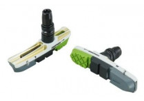 Baradine c55d для v-brake, картриджные, резьбовые, 72 мм, облегчённые, чёрный корпус, картридж: чёр./сер./салатов.