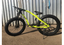 Велосипед Fatbike Jaguar желтый на спицах
