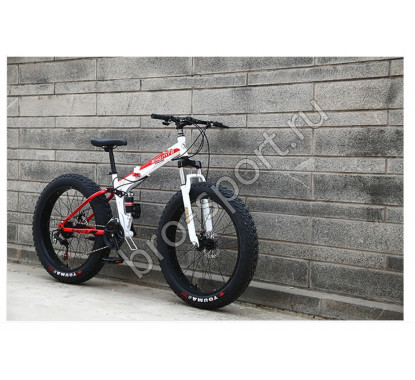 Велосипед BNQ MTB Белый с красным на спицах