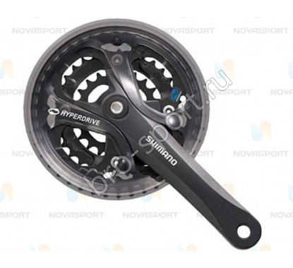 Шатун Shimano Acera M361 черный 175мм EFCM361E222CL				