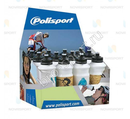 Фляга Polisport Mixed Printings 500 мл (упаковка 12 шт)