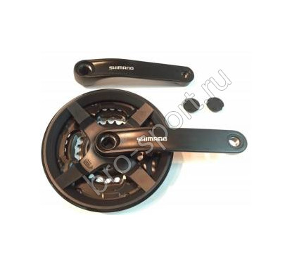 Шатун Shimano Tourney TY301 170мм 42/34/24 черный б/уп AFCTY301C244CL				