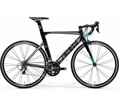 Велосипед Merida REACTO 300 Met. Black (Silver/Blue) 2018