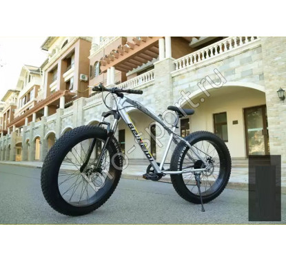 Велосипед Fatbike Beinaiqi серебро на спицах
