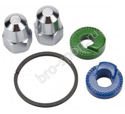 З/ч к план. втулке Shimano, стопорные шайбы 8R/8L, колпачковые гайки ISMS7050001