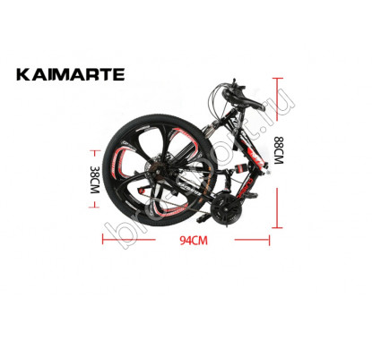 Велосипед Kaimarte KMT Classic Белый с красным на спицах
