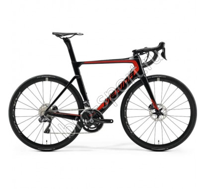 Велосипед Merida REACTO Disc 7000-E GlossyCarbonUD/Red 2019