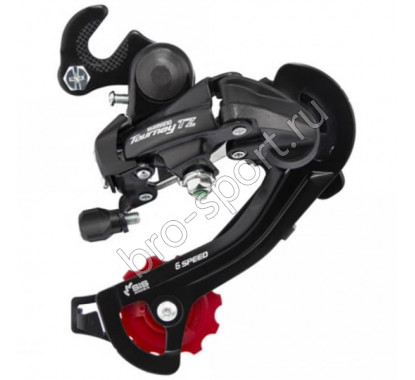 Переключатель задний Shimano Tourney TZ500 GS 6ск крепление на ось 6ск б/уп ARDTZ500GSB