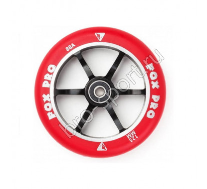 Колесо 6ST 125mm  разбор Красный/черный