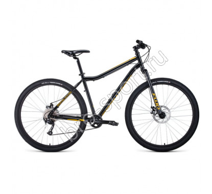 Велосипед 29' Forward Sporting 29 X disc Черный/Золотой 19-20 г