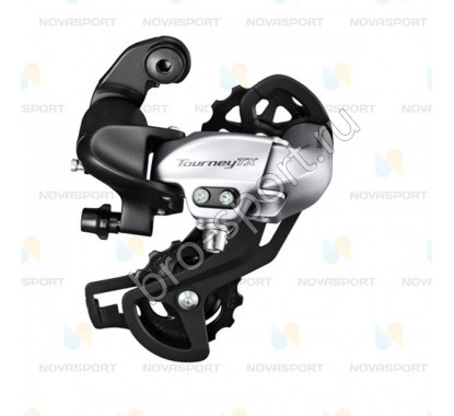 Переключатель задний Shimano Tourney TX800 7/8ск крепление на петух серебро ERDTX800SGSS