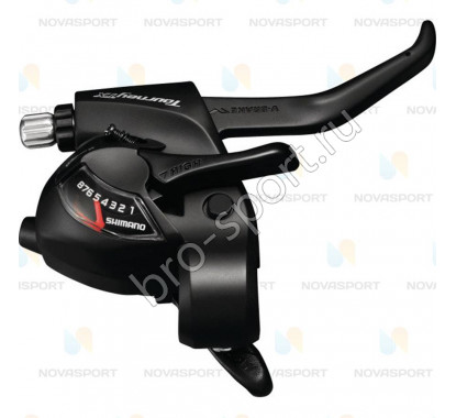 Шифтер/тормозная ручка Shimano Tourney ТХ800 черный 8ск 2050мм ESTTX800R8AL						