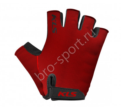 Перчатки KLS FACTOR RED S, лёгкие из лайкры, нескользящая ладонь с вставками из пены