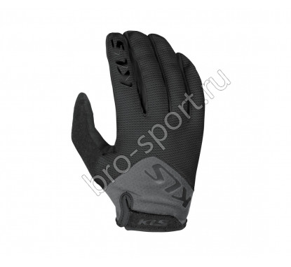 Перчатки KLS Range BLACK M с длинными пальцами лёгкие вентилируемые