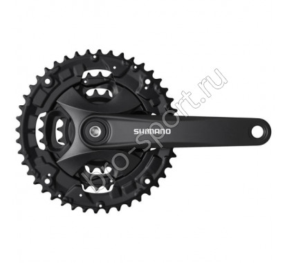 Шатун Shimano MT101 175мм 40/30/22 для 3*9 ск без защиты черный EFCMT101E002XLB