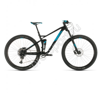 Велосипед CUBE STEREO 120 PRO 29 (black'n'blue) 2020