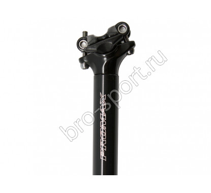 Promax штырь подседельный sp-226 алюм., d:27,2 х l:400мм, чёрный, смещение 0мм, угол -12* - +12*, 2 болта