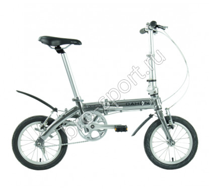 Складной велосипед Dahon Dove Uno Quick Silver серебристый, 1 скорость, колеса 14