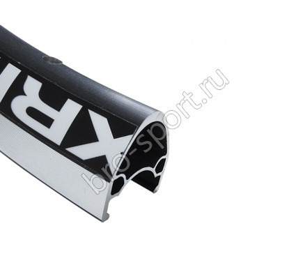 ALEX RIMS Обод AT470 700Cх17ммх36Н, F/V, аэропрофиль, CSW, для бескамерных покрышек, чёрный (шоссе)