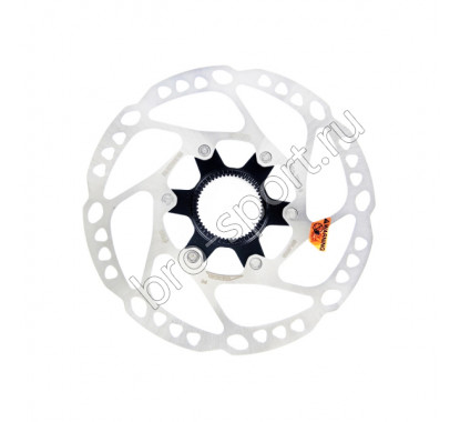 Тормозной диск Shimano Deore RT64 160мм C.Lock, с стоп. кольцом внешн. шлицы ESMRT64SEC