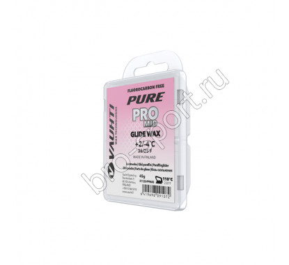 Мазь скольжения VAUHTI PURE PRO MID +2°C/-4°C 45 г