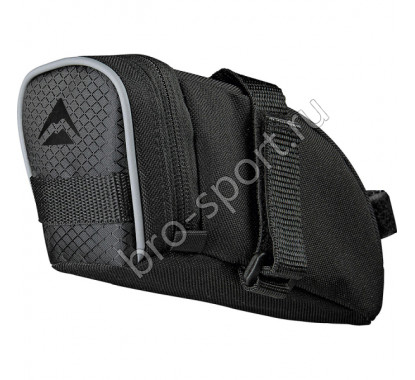 Сумка подседельная Merida 1,5L, 10*20*8cm, крепление на ремешке, XL 126гр. Black (2276004176)