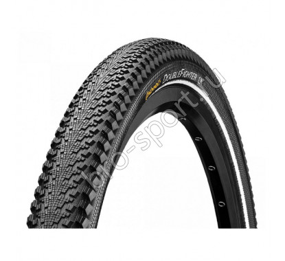 Велопокрышка 28' Continental 700x35mm Double Fighter 3 3/180Tpi 640гр. (01007950000)