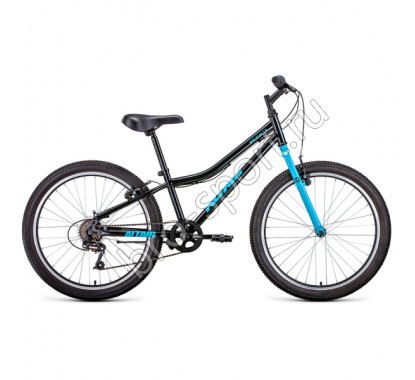 Велосипед 24' Altair MTB HT 24 1.0 6 ск 20-21 г 39019 12' Черный/Голубой/RBKT11N46002