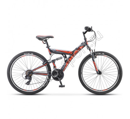 Велосипед Stels Focus 26' V 18 sp V030 Оранжевый/Черный (LU086305)
