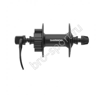 Втулка передн. Shimano TX506 36 отв 6 болт QR, ченрый EHBTX506AAL