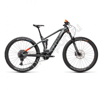 Велосипед CUBE STEREO HYBRID 120 TM 625 29 (flashgrey'n'orange) 2021