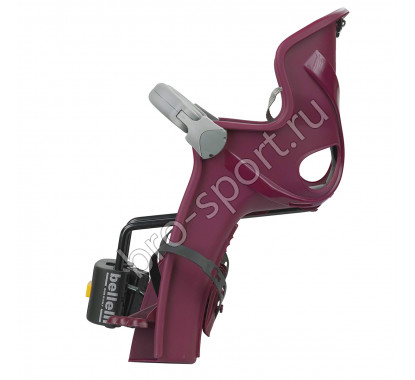 BELLELLI Сидение переднее Freccia B-Fix  LUX PLUM, до 15кг