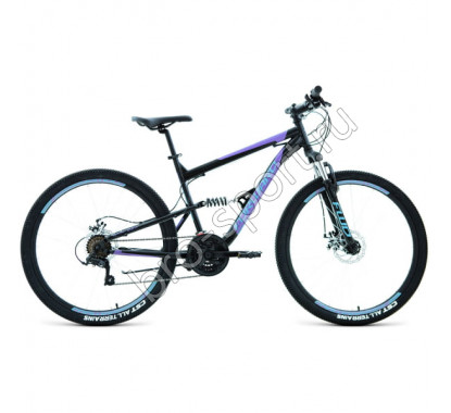 Велосипед 27,5' Forward Raptor 27,5 2.0 disc Черный/Фиолетовый 19-20 г