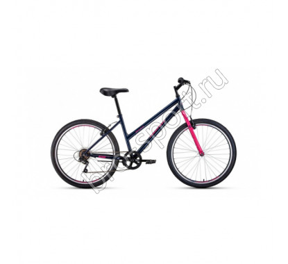 Велосипед 26' Altair MTB HT 26 Low 6 ск Темно-синий/Розовый 20-21 г