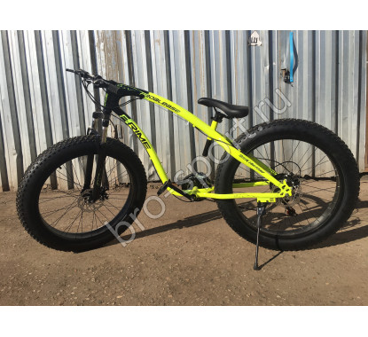 Велосипед Fatbike Jaguar желтый на спицах