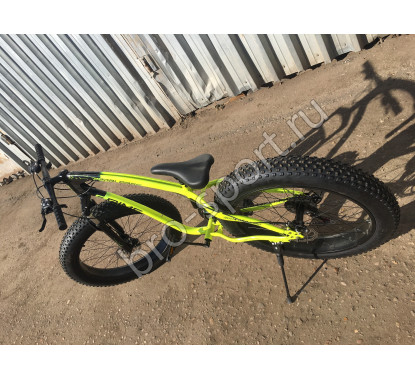 Велосипед Fatbike Jaguar желтый на спицах