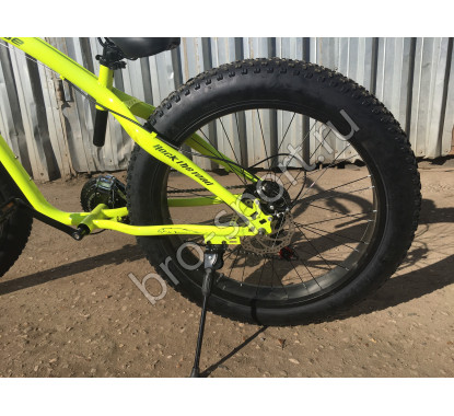 Велосипед Fatbike Jaguar желтый на спицах
