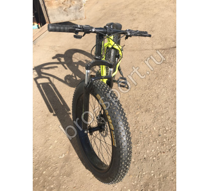 Велосипед Fatbike Jaguar желтый на спицах