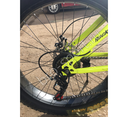 Велосипед Fatbike Jaguar желтый на спицах