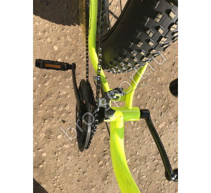 Велосипед Fatbike Jaguar желтый на спицах