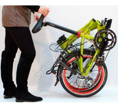 Складной велосипед Dahon Visc D18 салатовый 18 скоростей, колеса 20