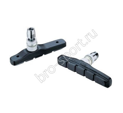 Колодки тормозные на велосипед Baradine mtb-945v для v-brake, резьбовые, 72мм, в торг.уп.