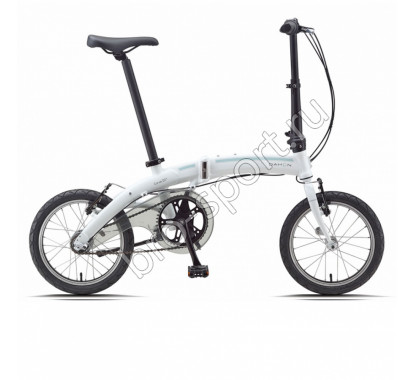 Складной велосипед Dahon Curve D3 белый, 3 скорости, колеса 16