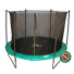 Батут DFC JUMP 12ft с сеткой, складной, чехол, green (366см)